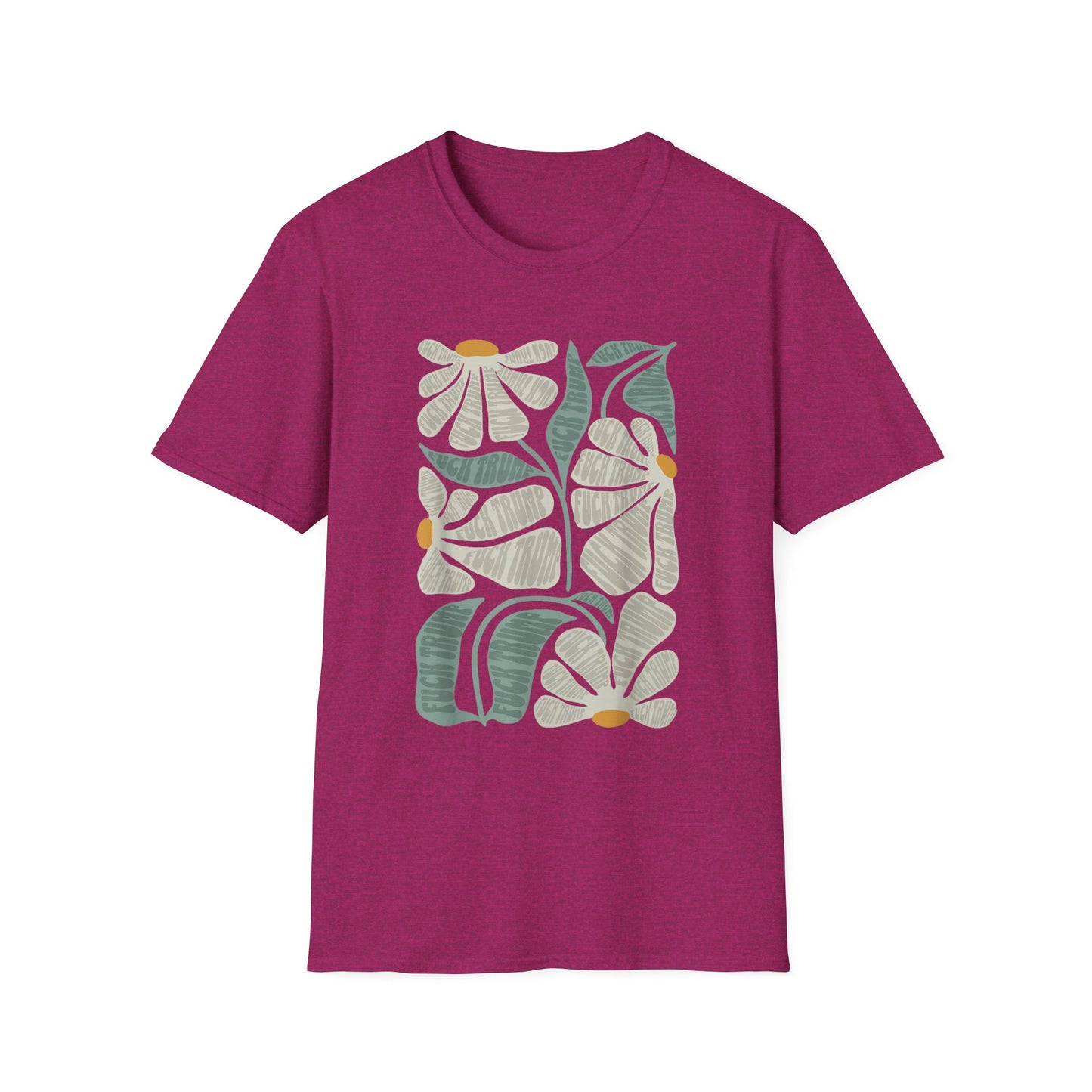 Hidden Anti Trump Flowers - Unisex T