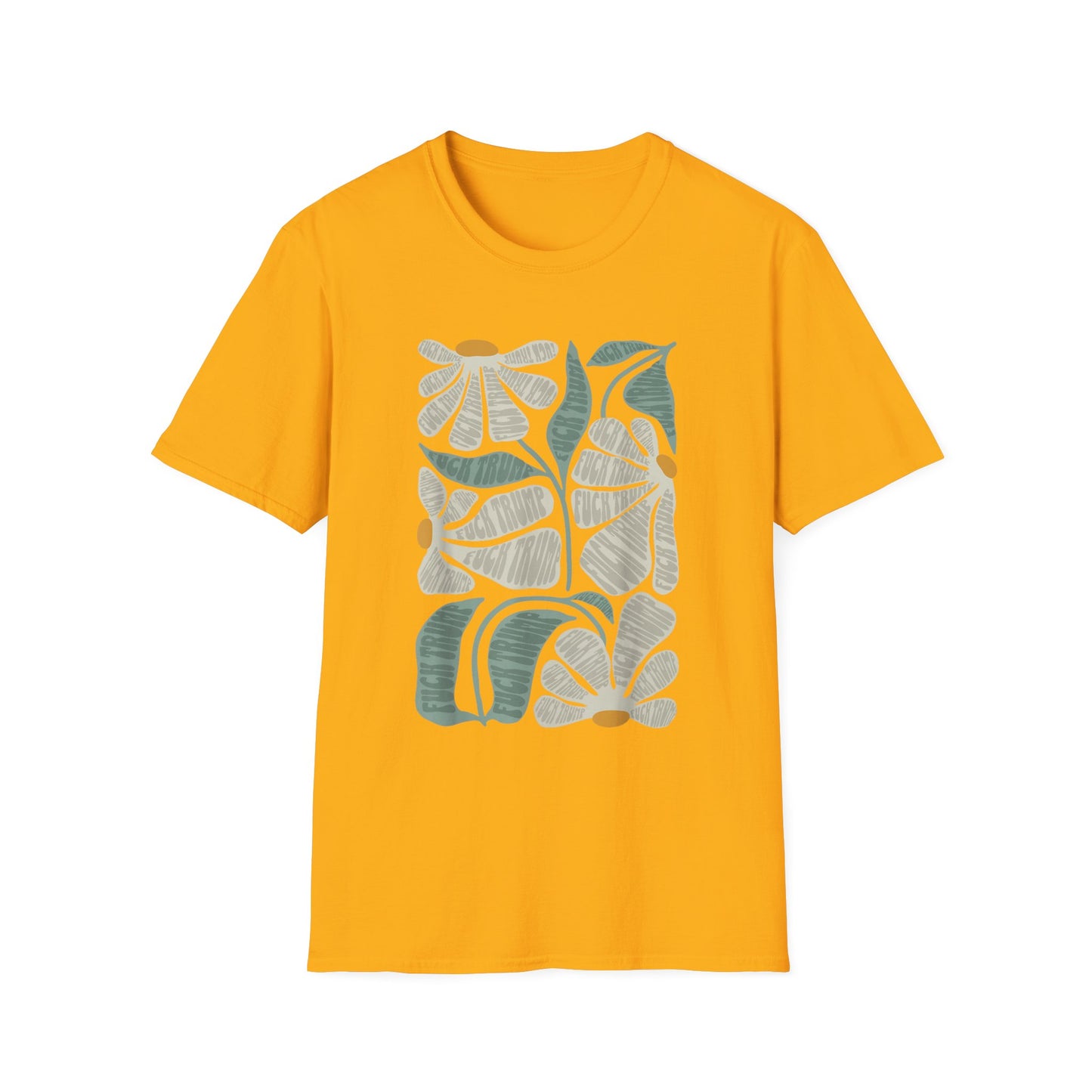 Hidden Anti Trump Flowers - Unisex T
