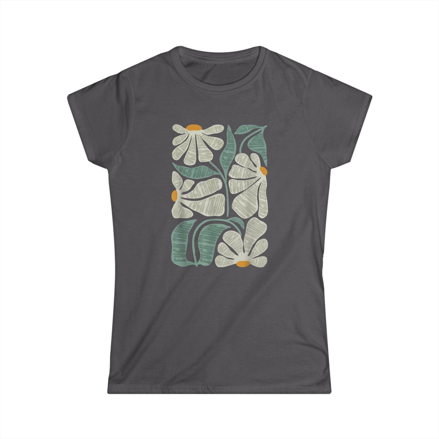 Hidden Anti Trump Flowers - Womans T