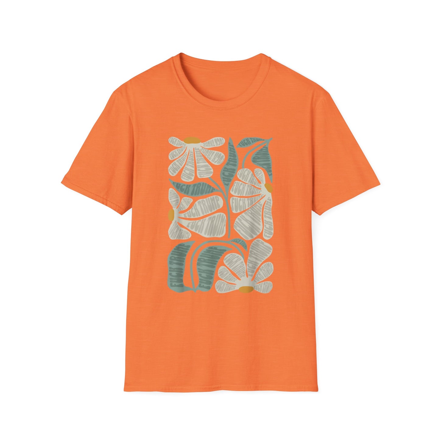 Hidden Anti Trump Flowers - Unisex T