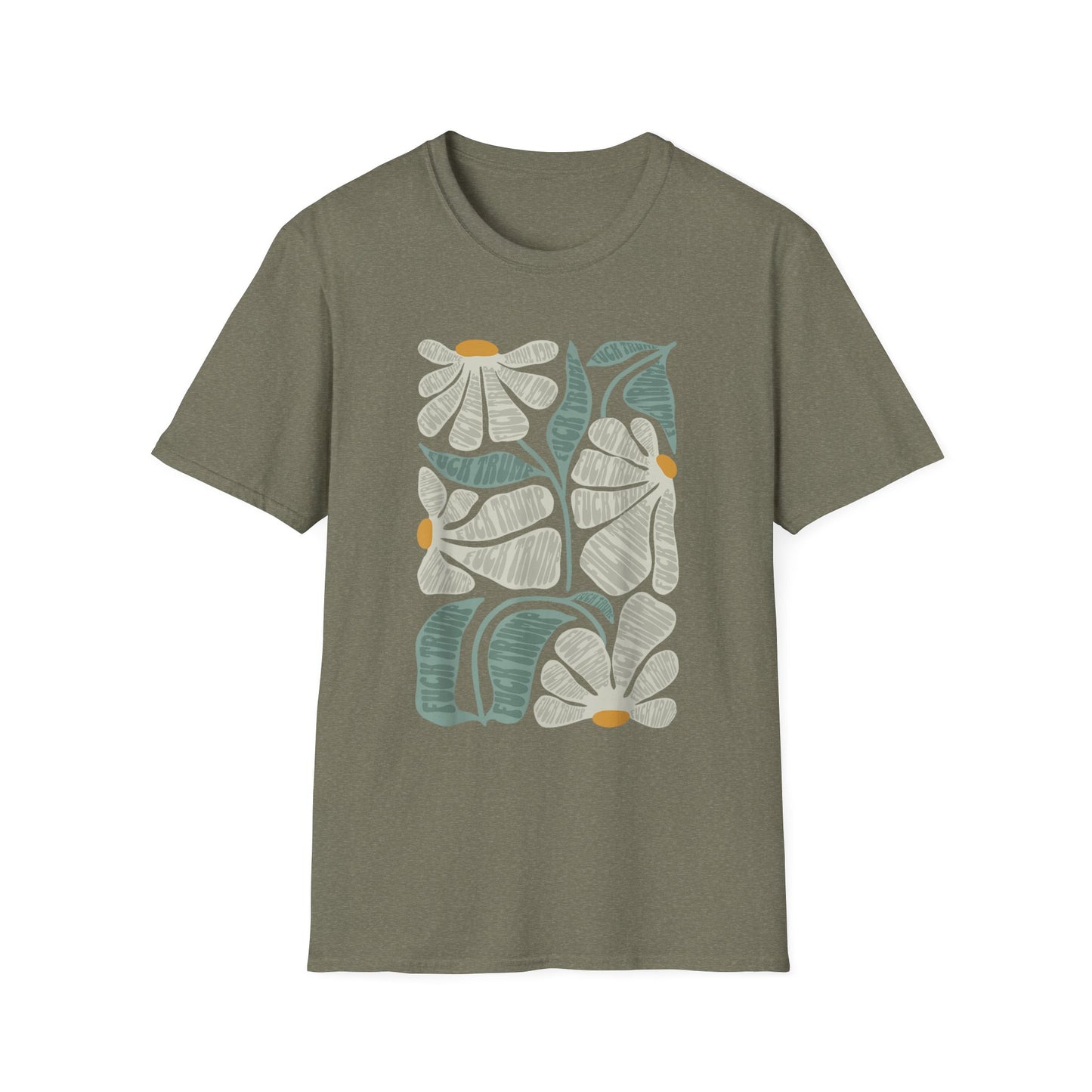 Hidden Anti Trump Flowers - Unisex T