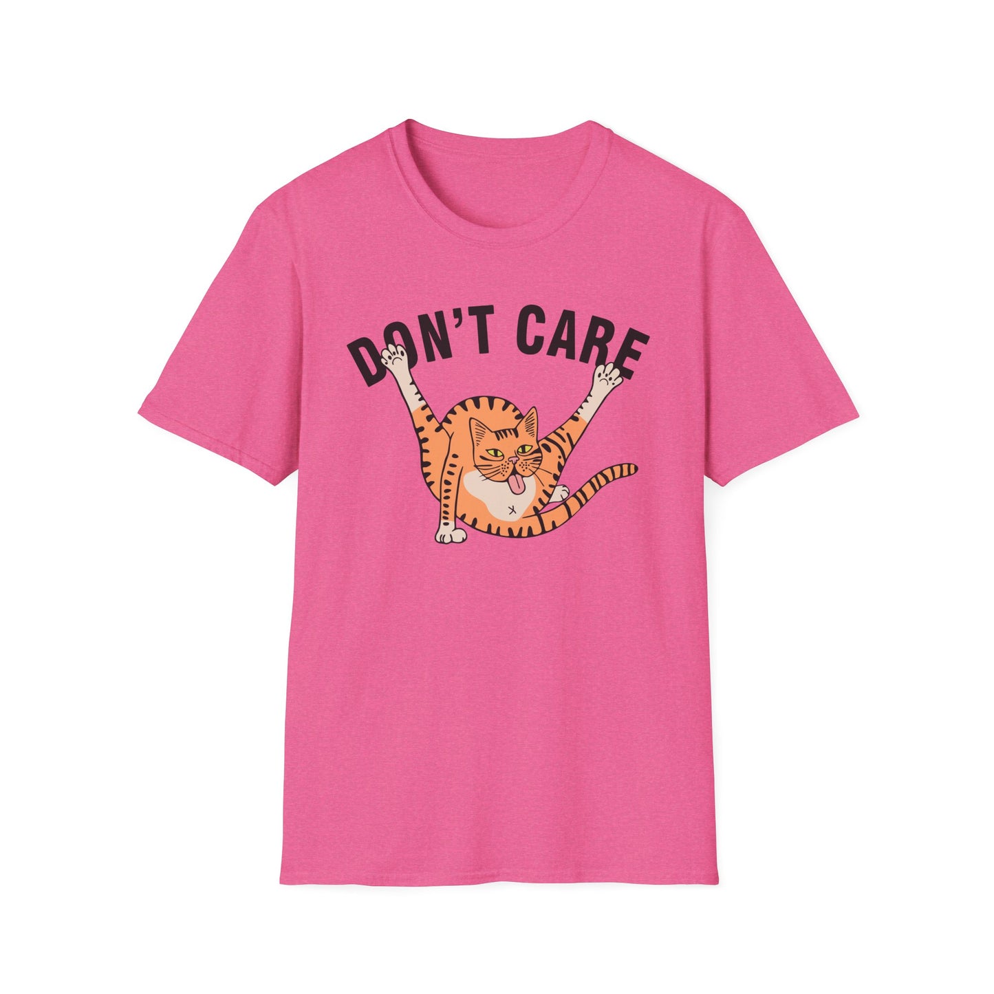 Don't Care Cat - Unisex T