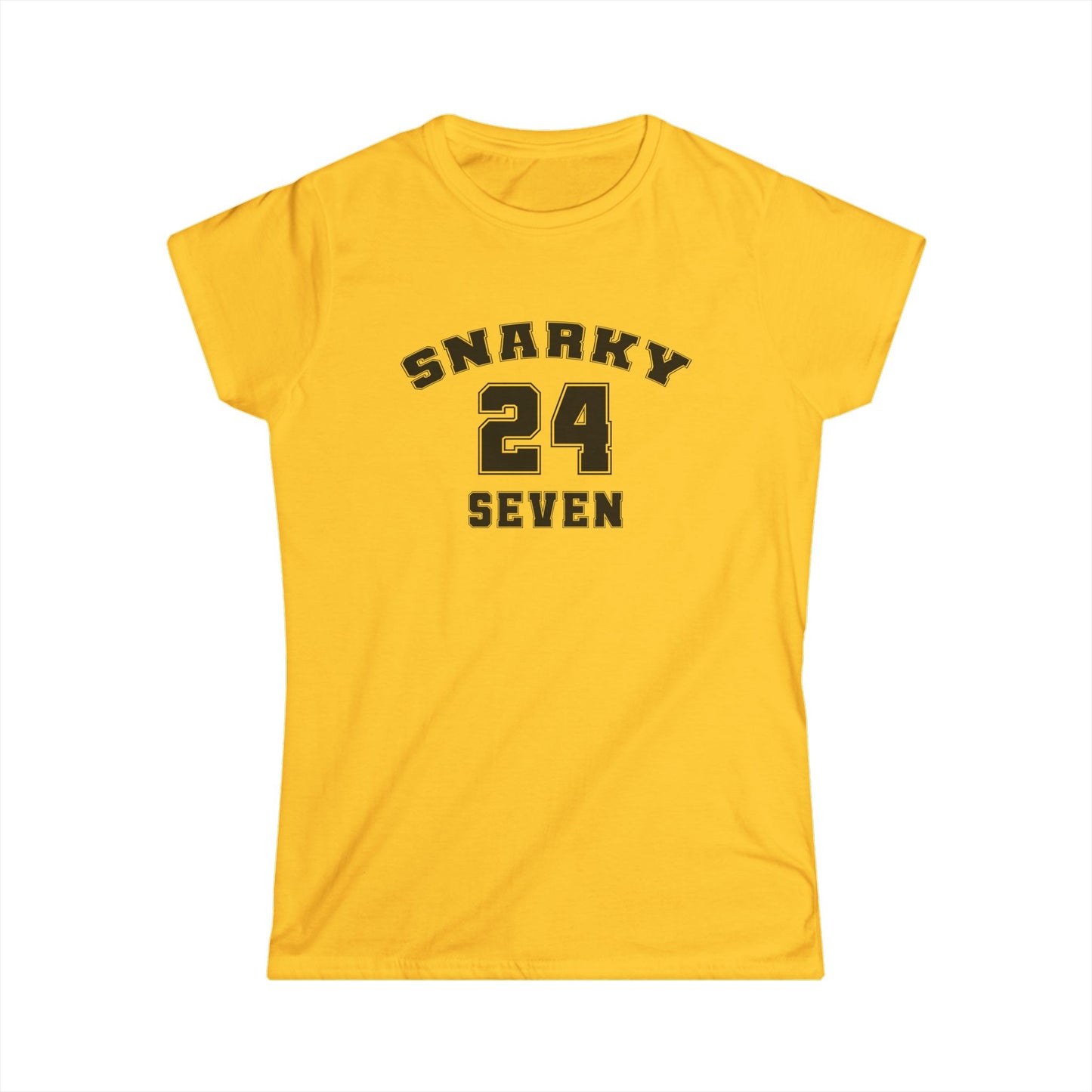 Snarky 24 Seven Black Design - Womans T