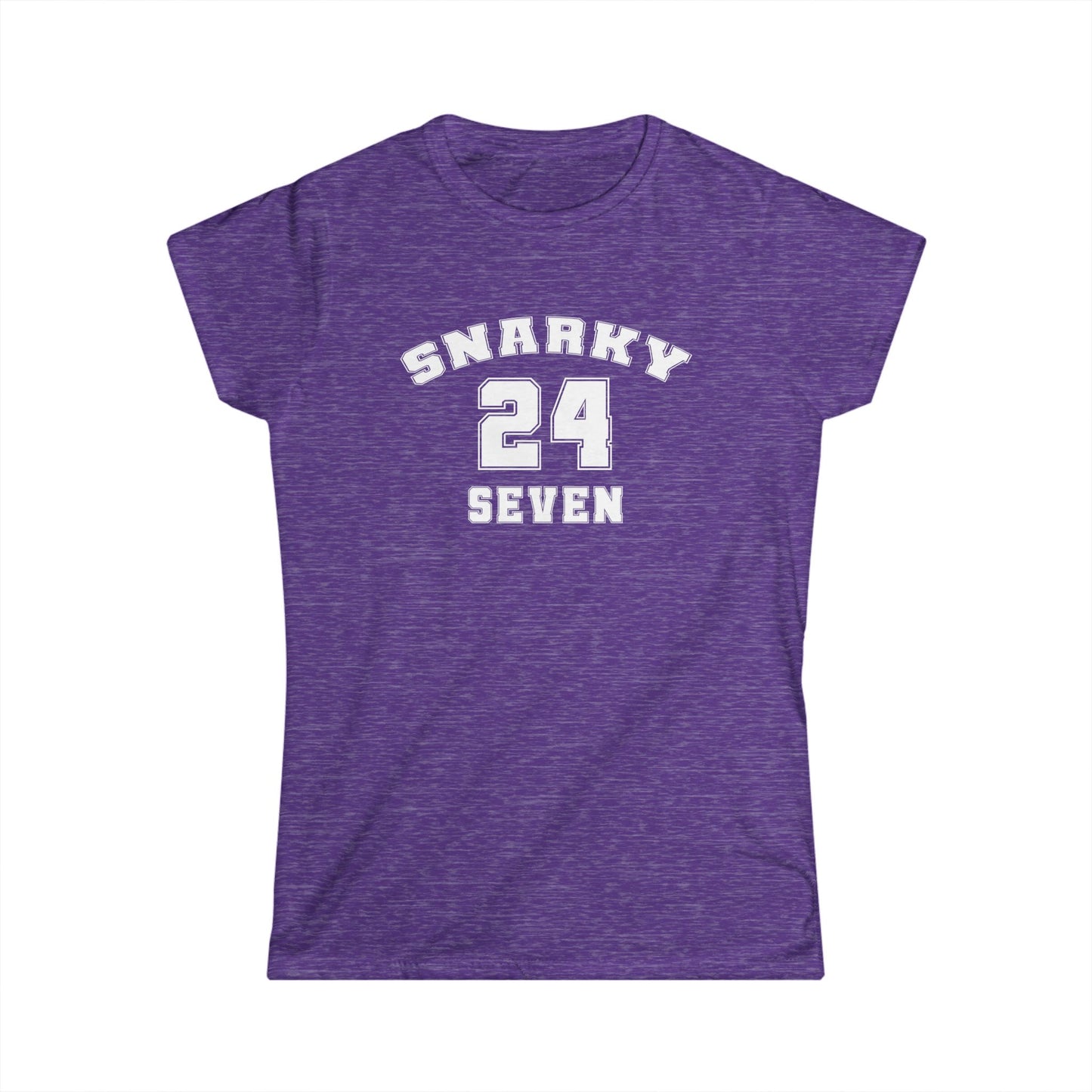 Snarky 24 Seven White Design - Womans T