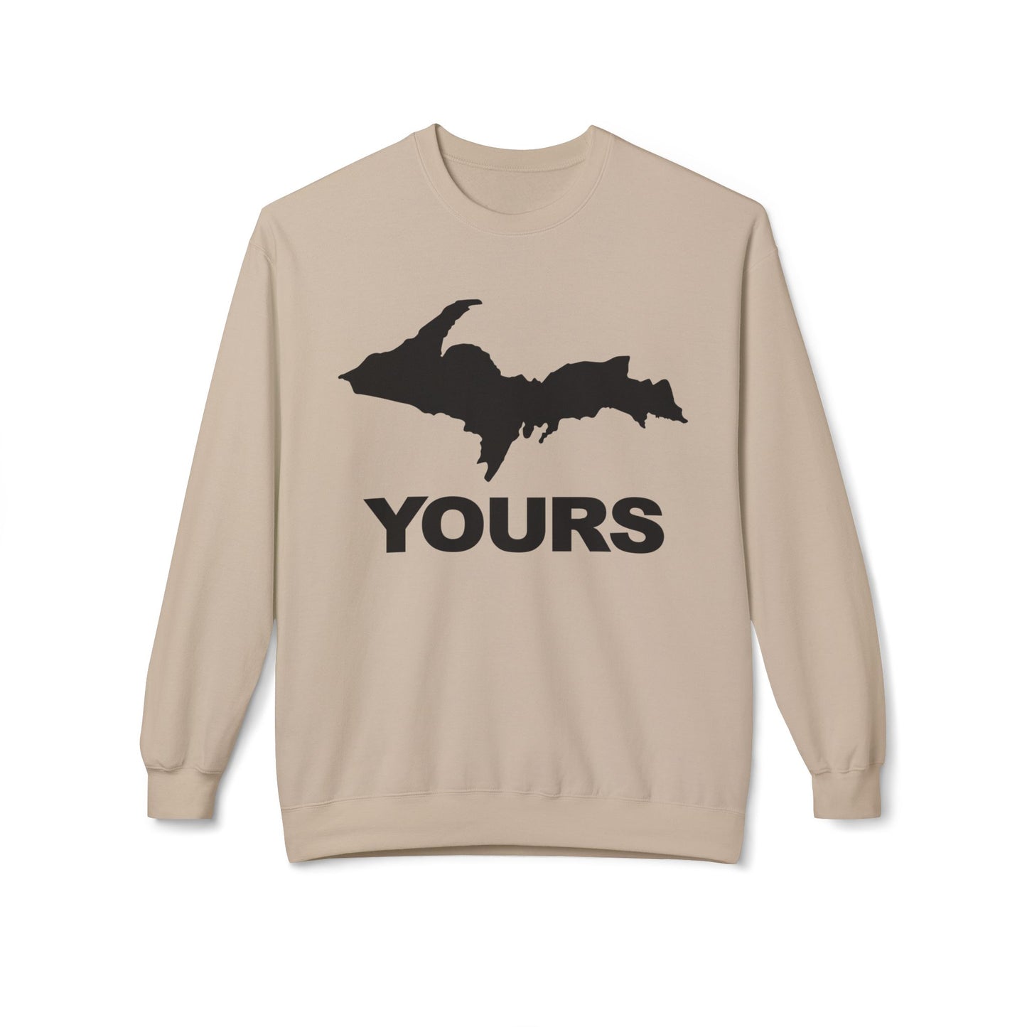 Michigan UP Yours Black Design- Sweatshirt