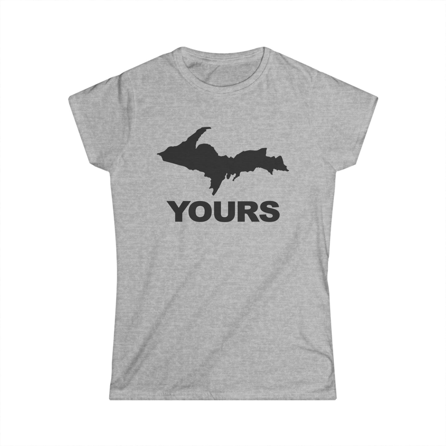 Michigan UP Yours Black Design- Womans T