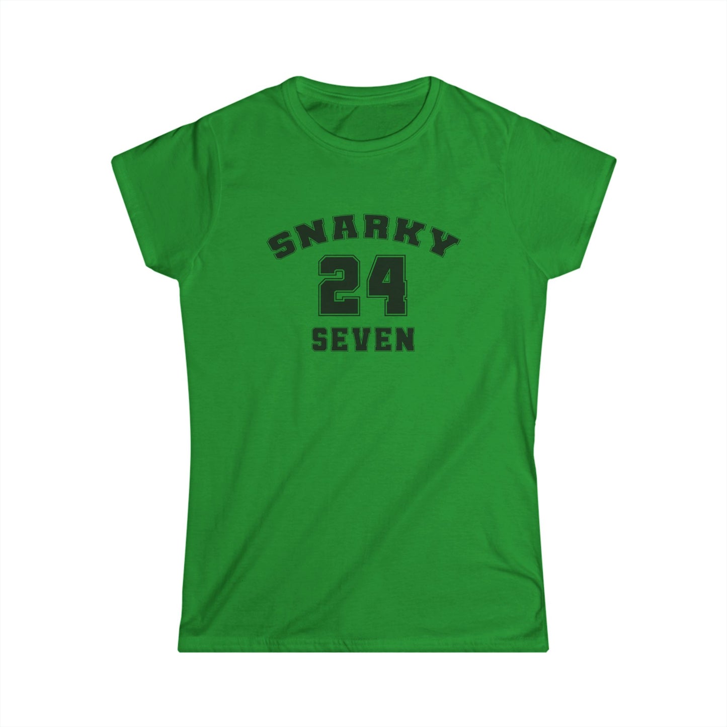 Snarky 24 Seven Black Design - Womans T