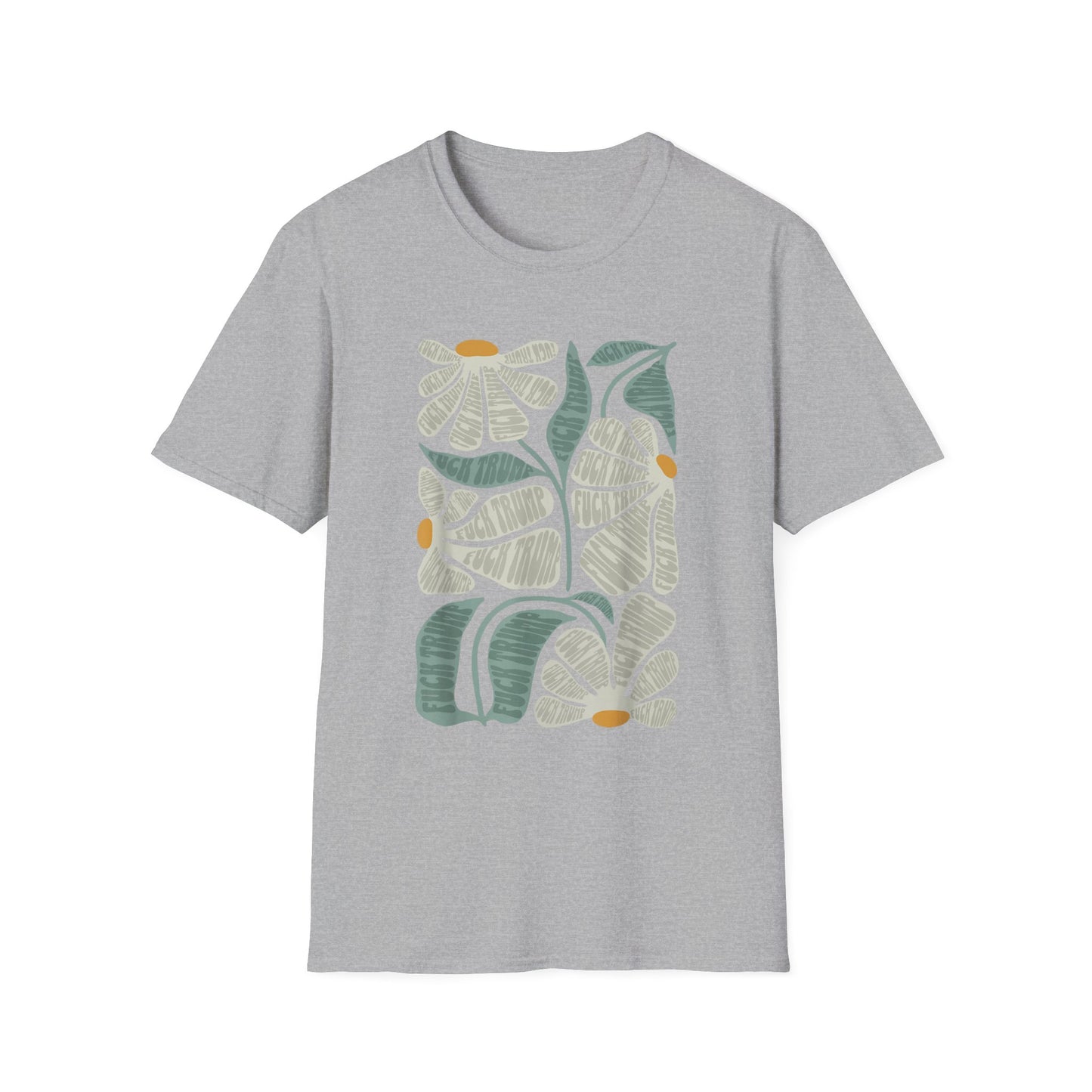 Hidden Anti Trump Flowers - Unisex T