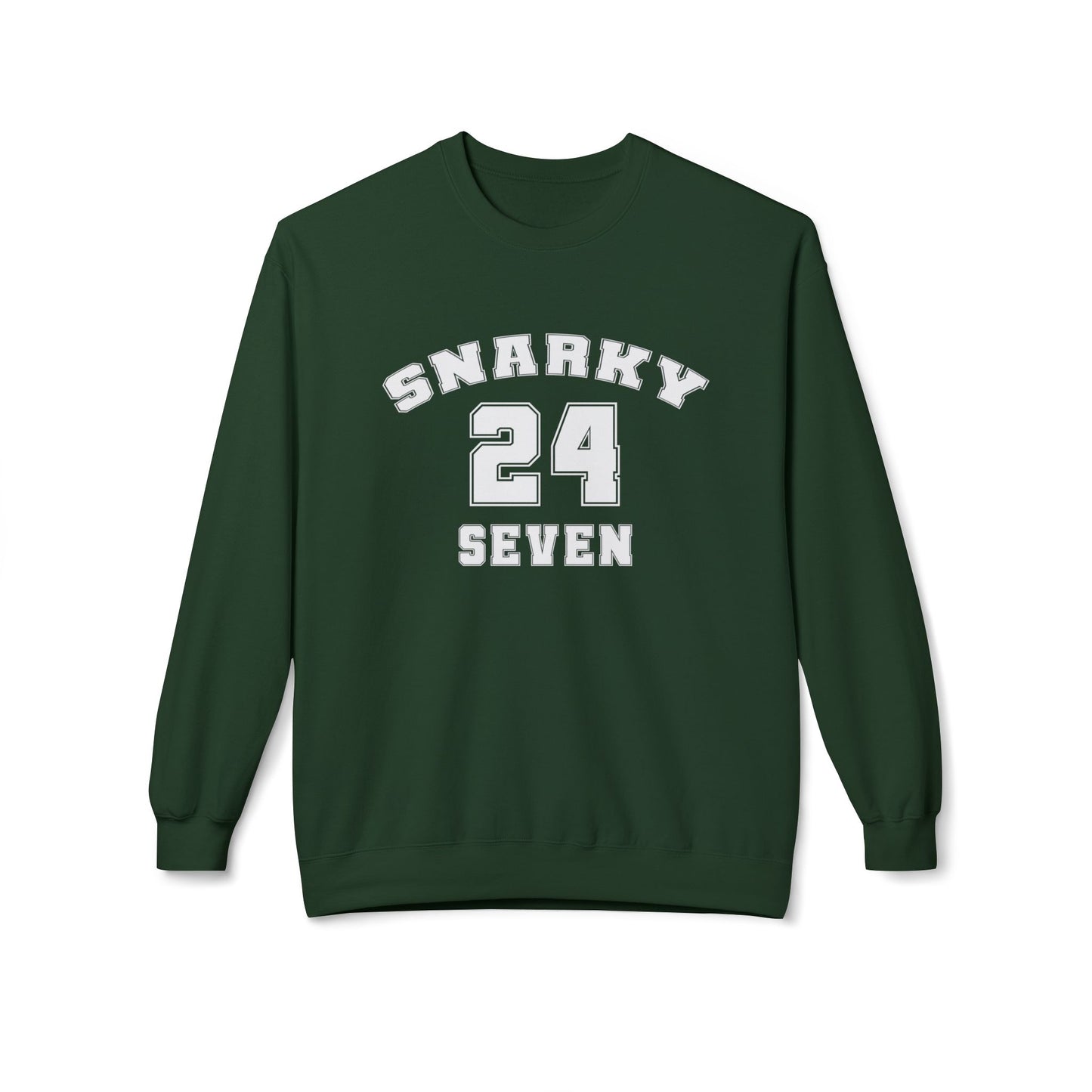 Snarky 24 Seven White Design - Sweatshirt