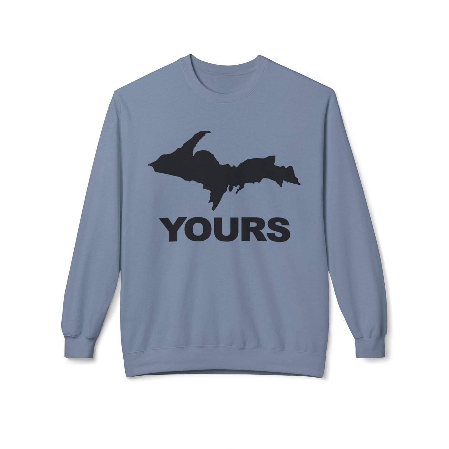 Michigan UP Yours Black Design- Sweatshirt