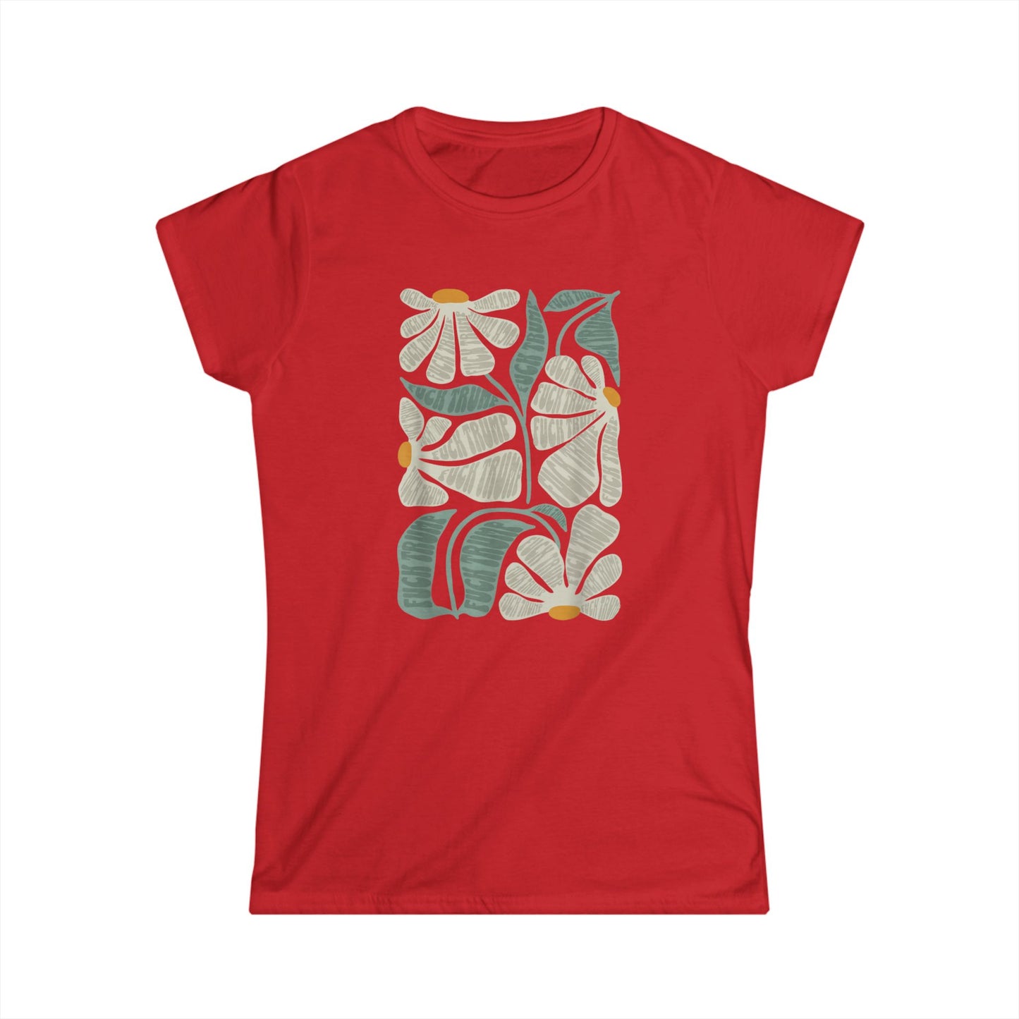 Hidden Anti Trump Flowers - Womans T