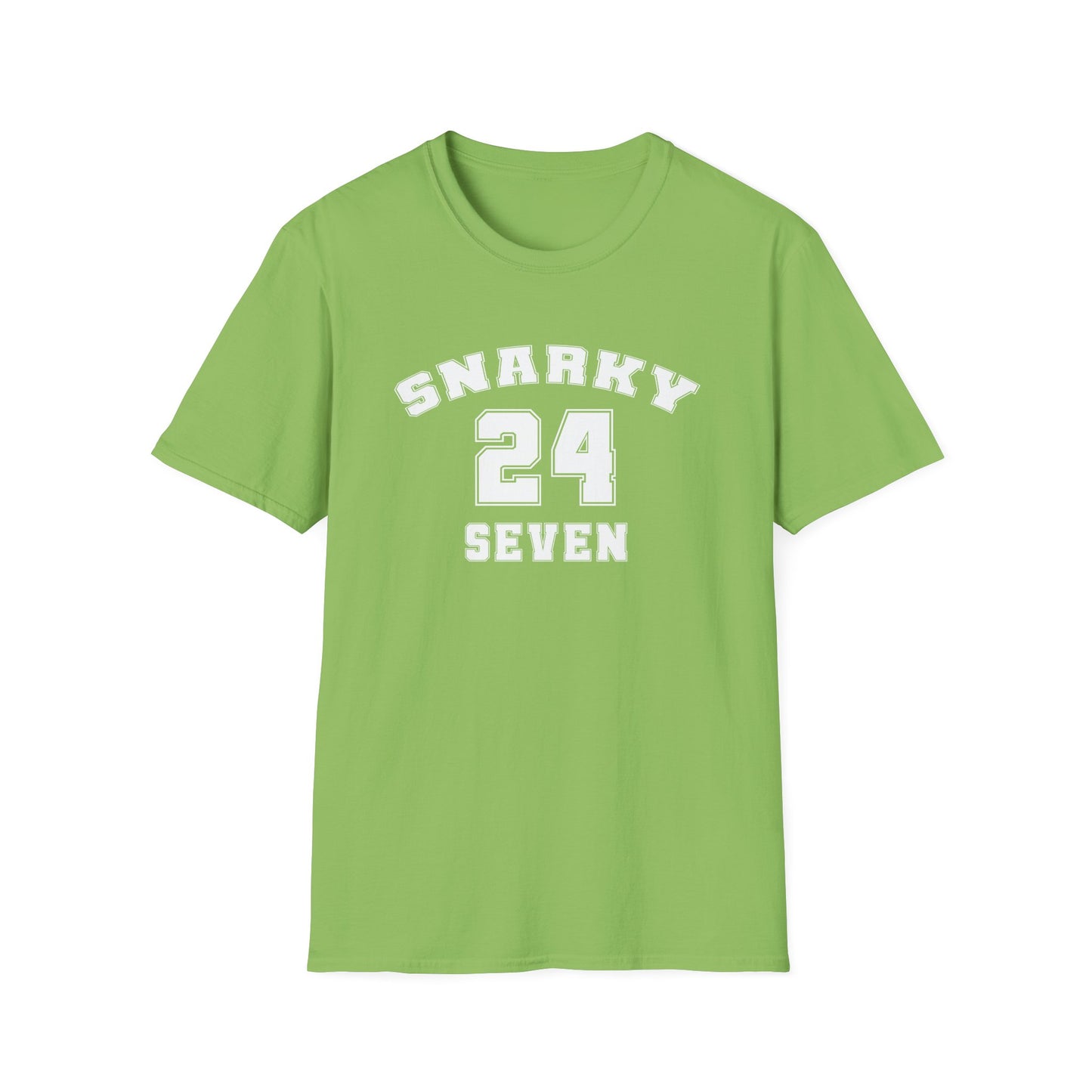 Snarky 24 Seven White Design - Unisex T