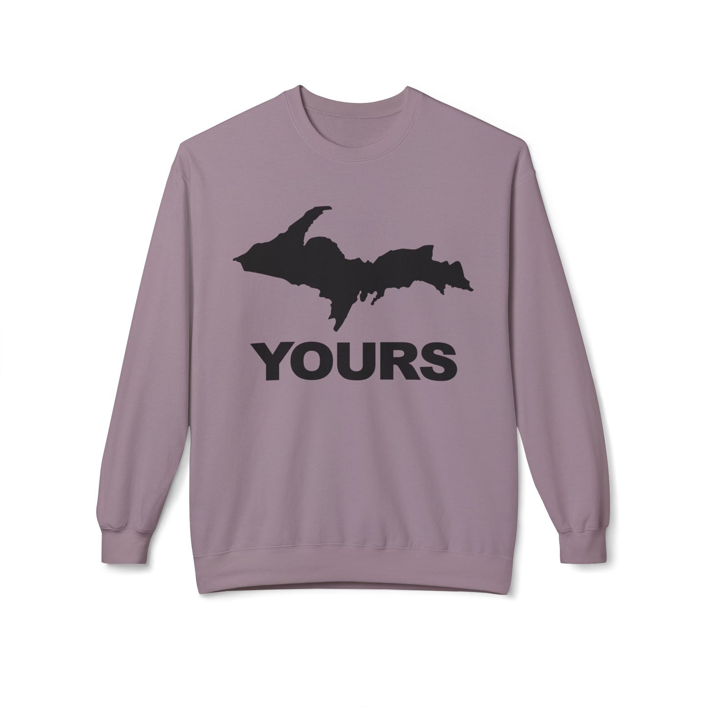 Michigan UP Yours Black Design- Sweatshirt