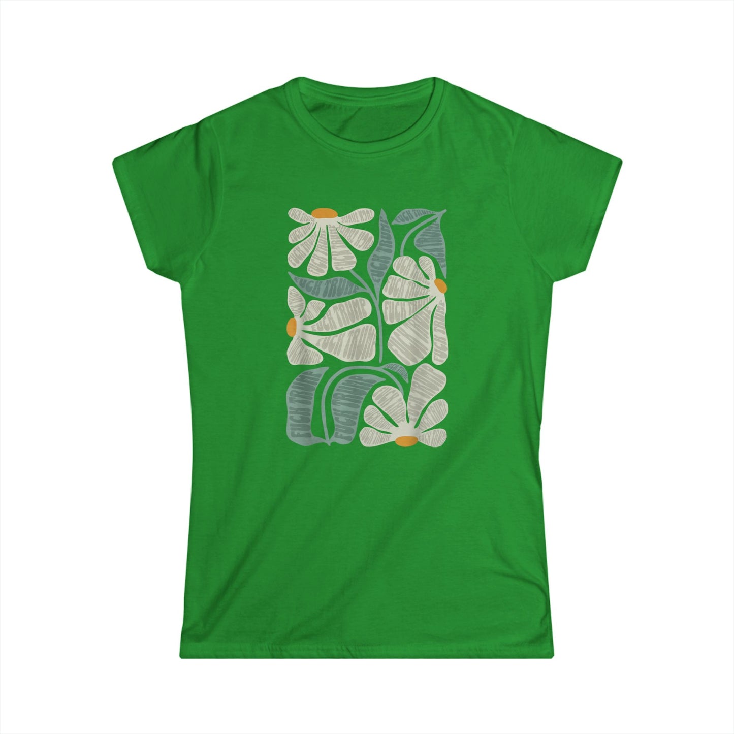 Hidden Anti Trump Flowers - Womans T