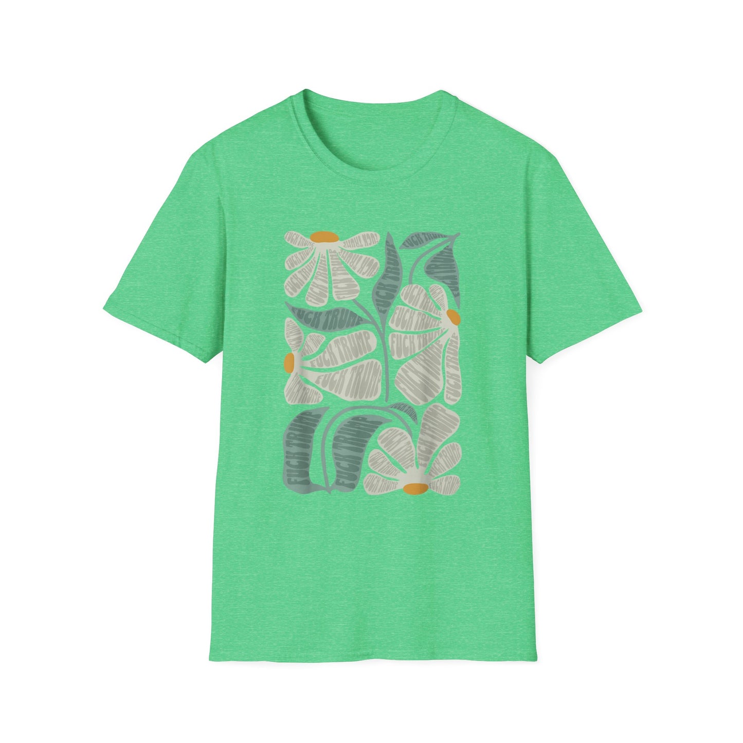 Hidden Anti Trump Flowers - Unisex T
