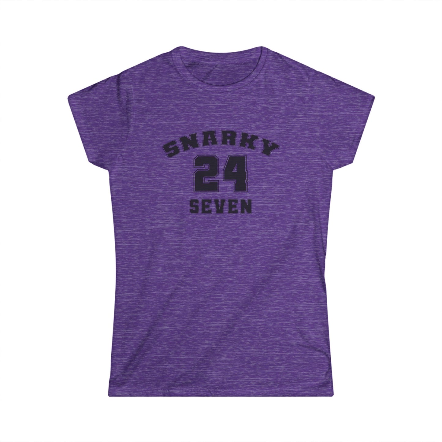 Snarky 24 Seven Black Design - Womans T