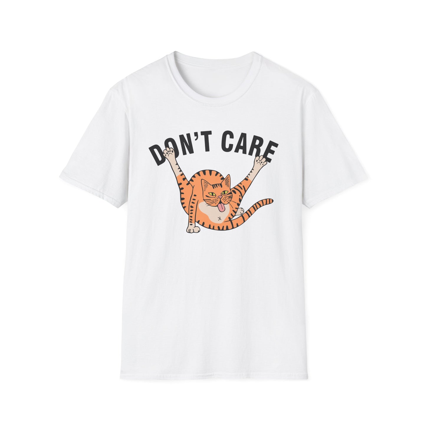 Don't Care Cat - Unisex T