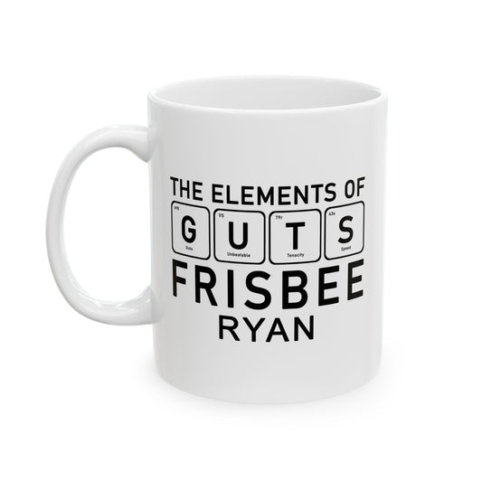 Mug - The Elements Of Guts Frisbee - Personalized
