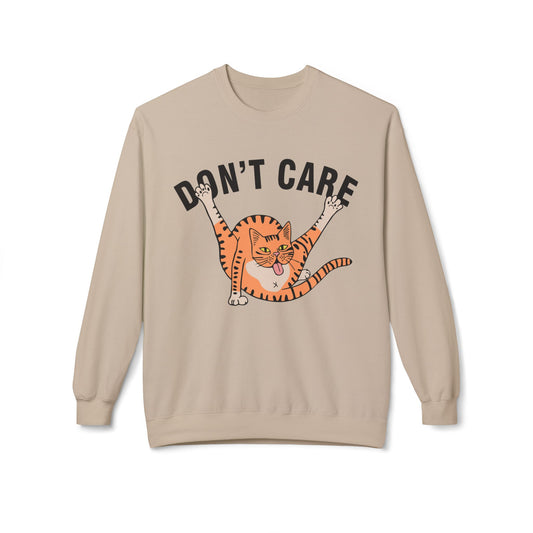 Don't Care Cat - Sweatshirt