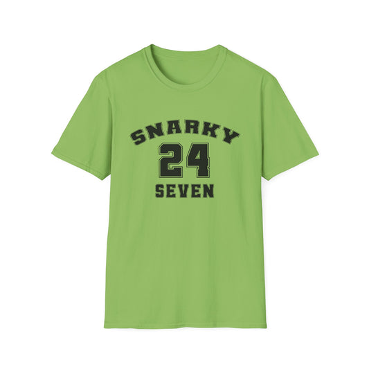 Snarky 24 Seven Black Design - Unisex T